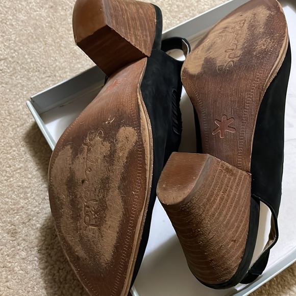 Splendid Black Leather Slingback Bootie 7.5 - Picture 9 of 9